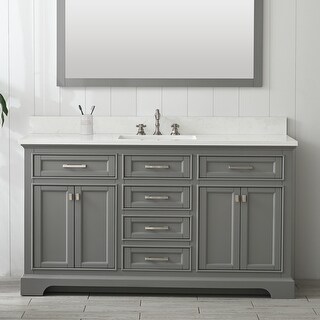 Design Element Milano 60-inch Gray Vanity