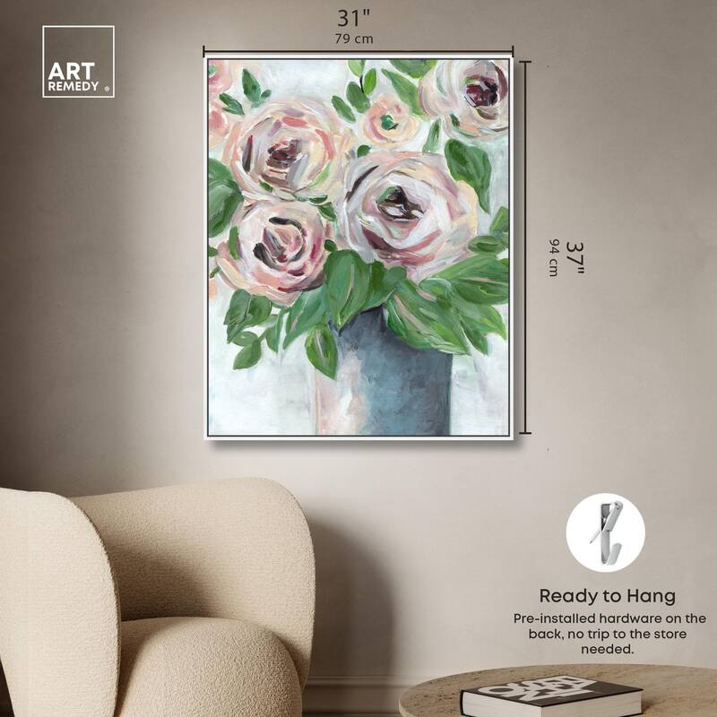 Flowers from my Garden Canvas by Art Remedy