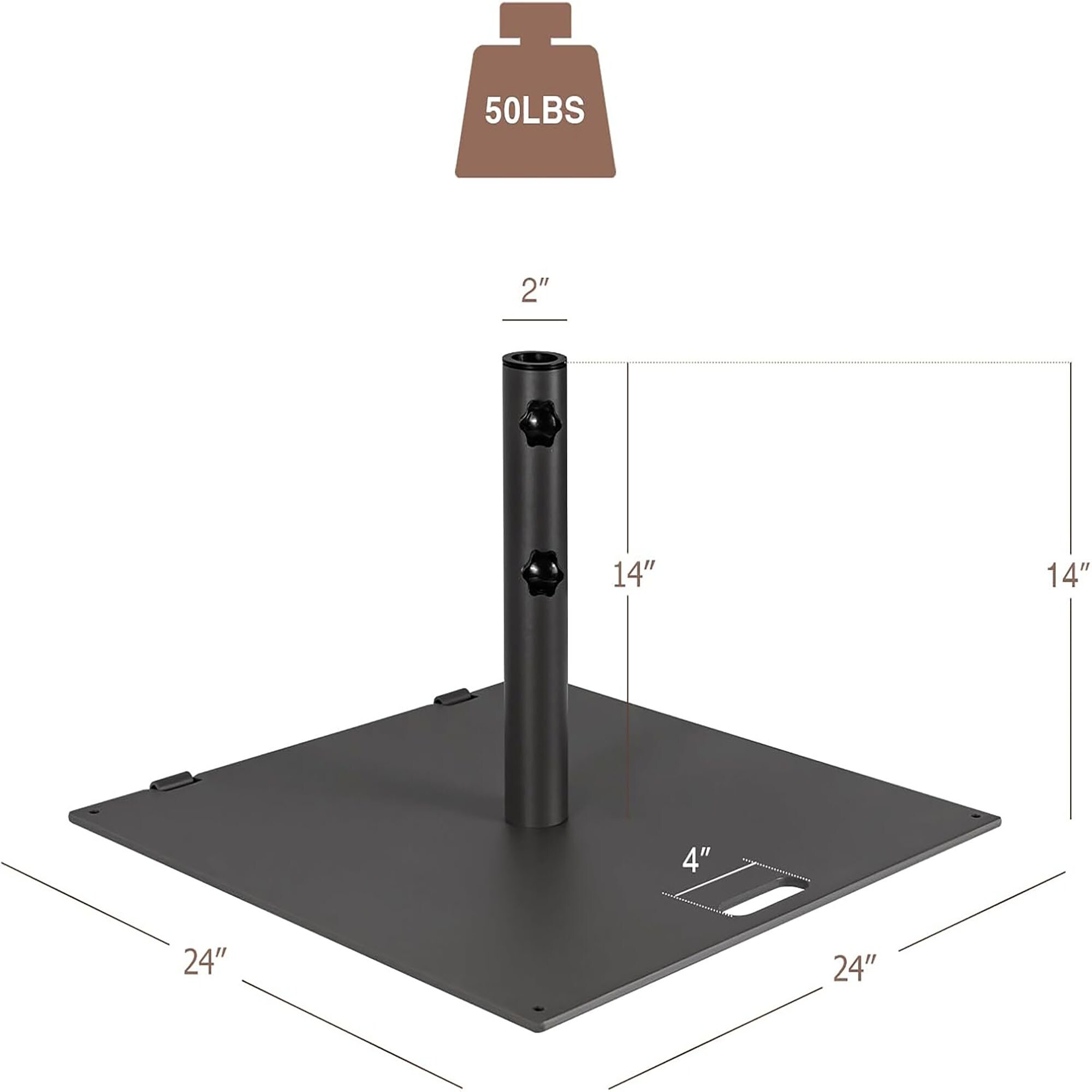 http www.patioliving.com california-umbrella-patio-bases-stand-cacfmt172 PURPLE LEAF HDML32 Patio Market Umbrella Stand Base with Wheels this stand combines durability and elegance with its sturdy steel cover and concrete filling California Umbrella Outdoor Umbrella Base