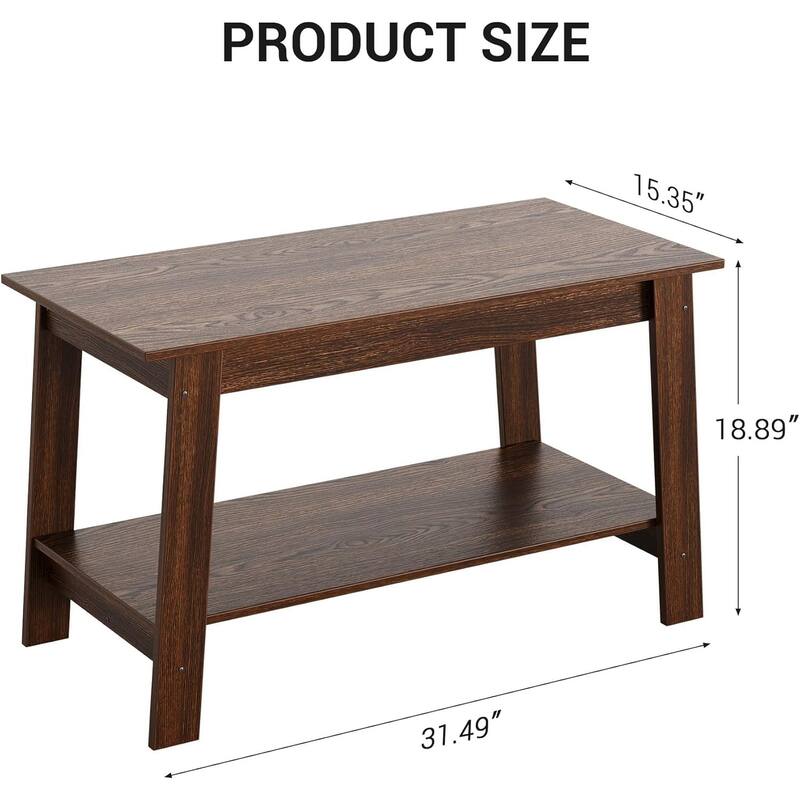 Coffee Table, 31.49'' Small Living Room Tables