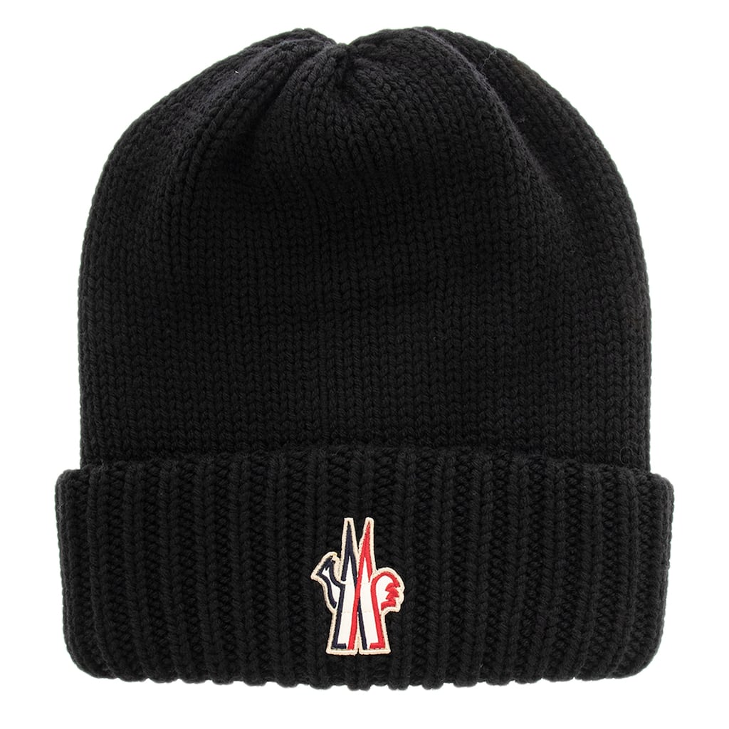 Moncler Logo Wool Beanie