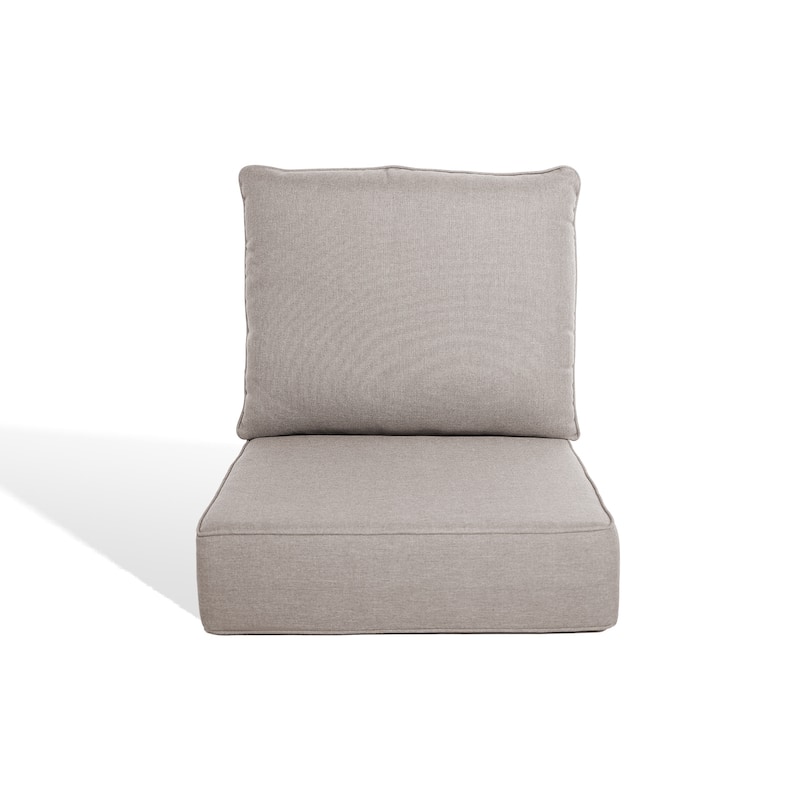Pocassy 22"x24"x6" Inch Thick Cushions Pillows Indoor Outdoor Cushion - Beige Cushion