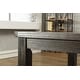 preview thumbnail 18 of 28, Roundhill Furniture Leviton Antique Black Finished Wood 7-piece Dining Set