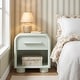 preview thumbnail 10 of 28, Bellamy Curved 1-Drawer Nightstand