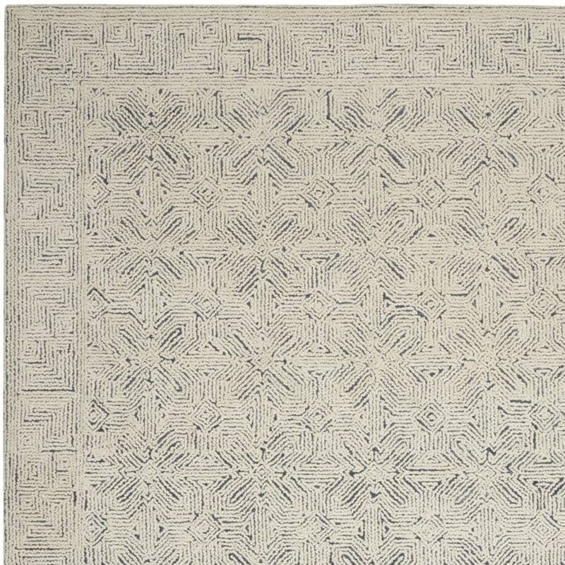 Duruq Power Loomed Abstract Modern Soft Area Rug By HomeRoots
