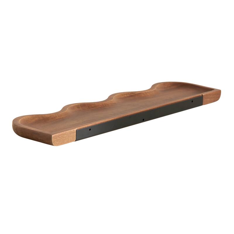 Kate and Laurel Alezar Wood Shelf Set