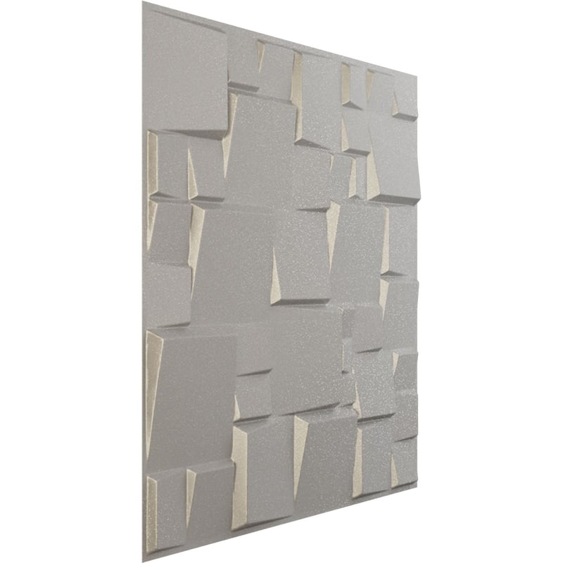 19 5/8"W x 19 5/8"H Modern Square EnduraWall Decorative 3D Wall Panel