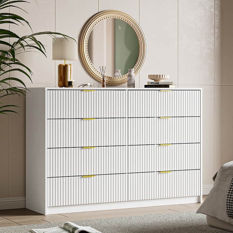 8-Drawer Double Dresser for Bedroom
