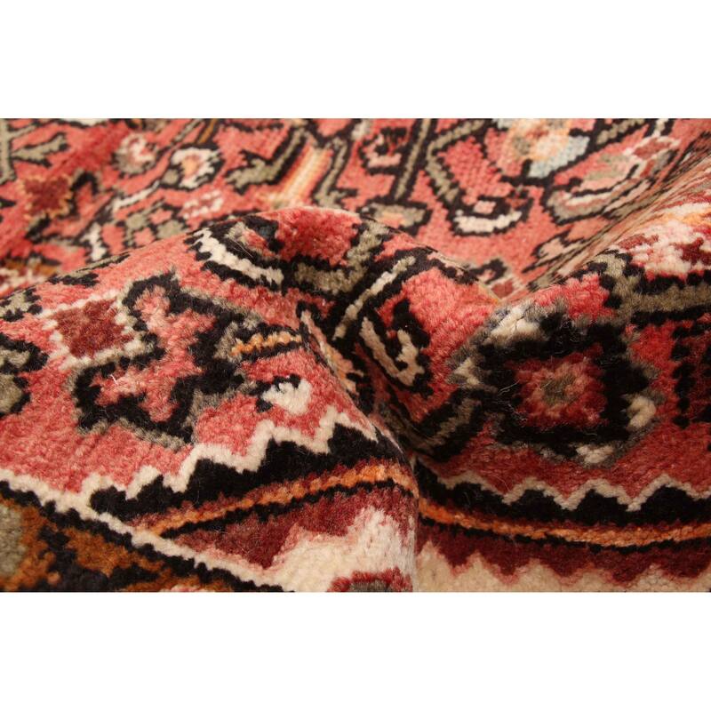 ECARPETGALLERY Hand-knotted Andelz Light Red Wool Rug - 5'4 x 9'9