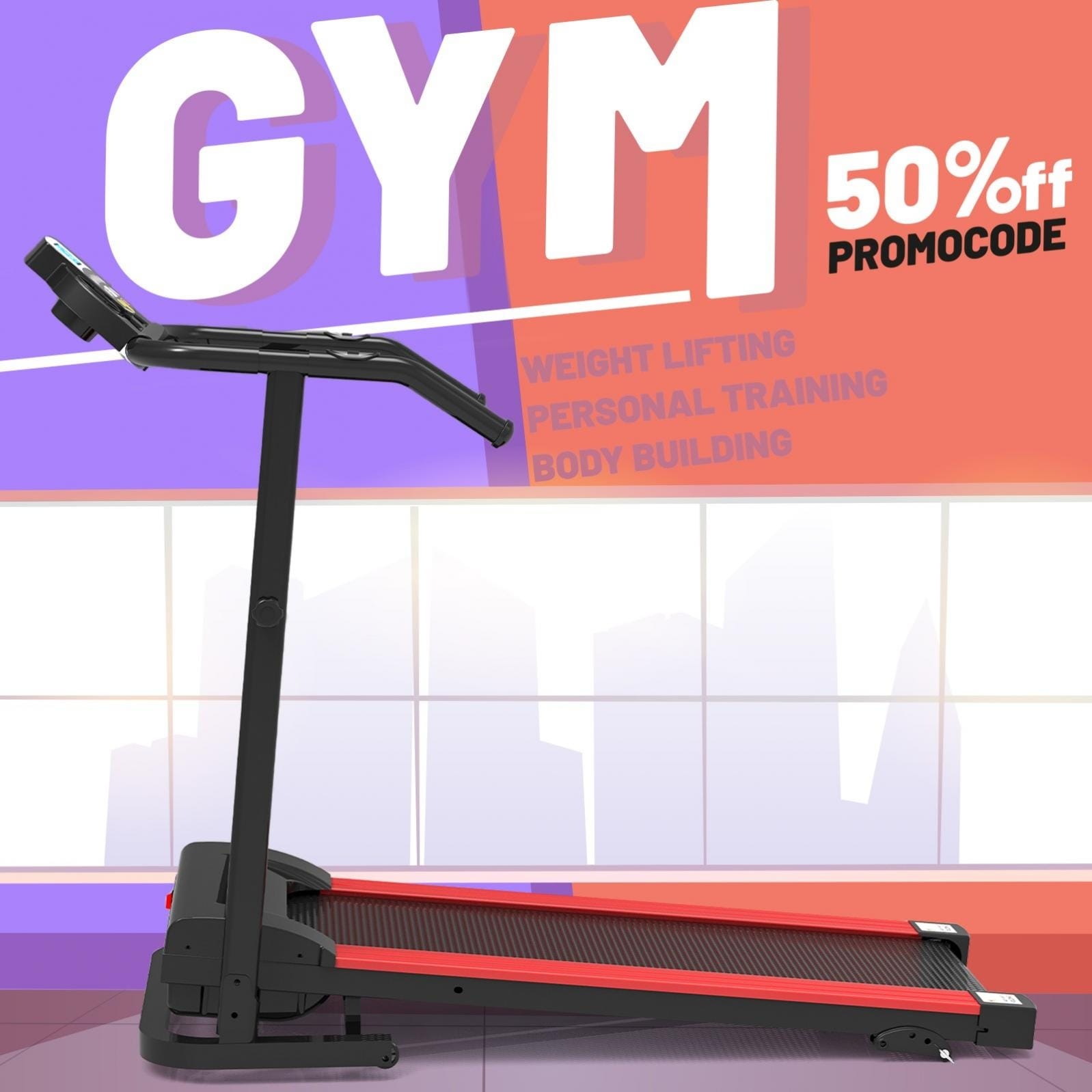 Murtisol 1100w sales folding treadmill