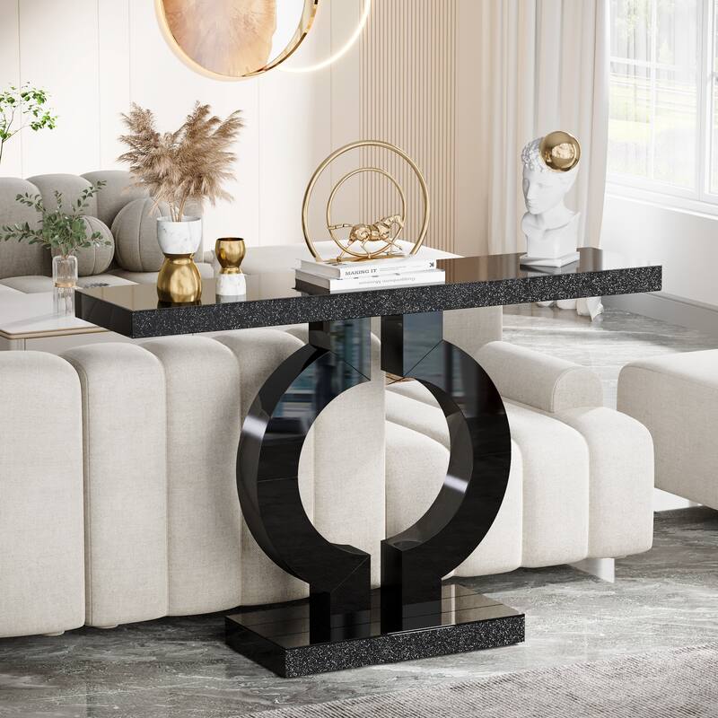 43'' Modern Mirrored Console Sofa Table for Entryway