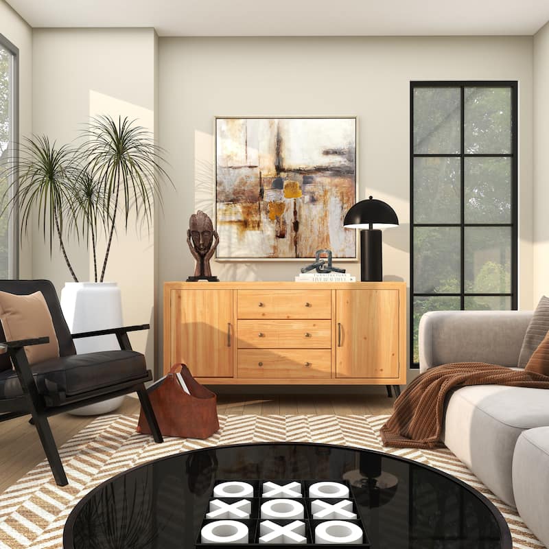 Gold or Black Metal Room Accent Lamp with Dome Shade