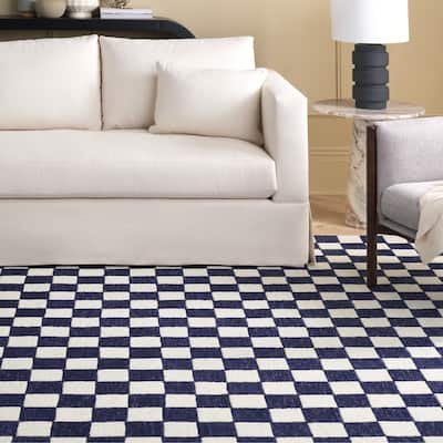 SAFAVIEH Handmade Martha Stewart Collection Berthild Checkered Wool Rug