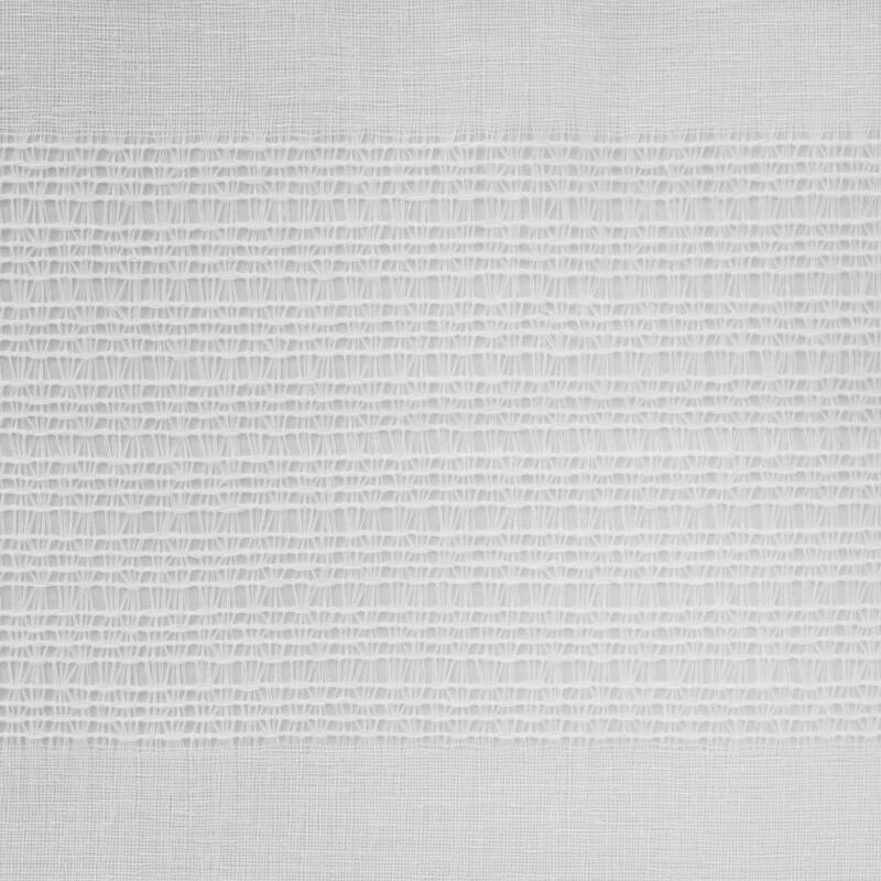 Lindsey Faux Linen Back Tab Curtain Panel by Habitat