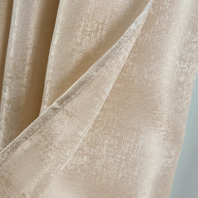Nora Embossed Blackout Grommet Panel 90" - 52 x 90 in. - 52 x 90 in.