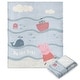 preview thumbnail 6 of 63, Hasbro Peppa Pig Silk Touch Throw Blanket 50" x 60" - By The Sea