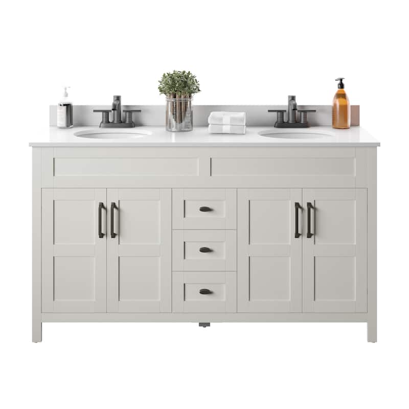 60" Double Bathroom Vanity