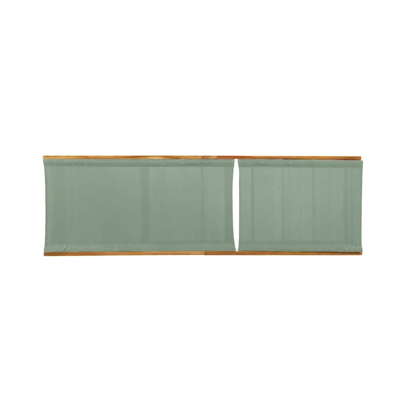 Emile Outdoor Mesh and Wood Chaise Lounge (Set of 2) by Christopher Knight Home