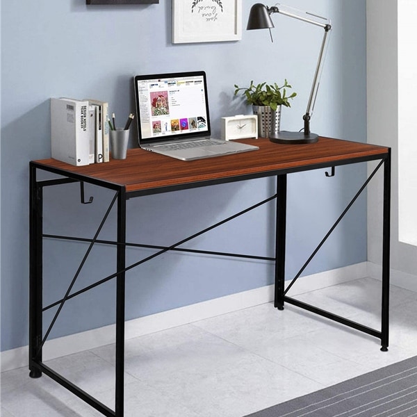 NOVA FURNITURE Folding Home Office Industrial Computer Desk. Opens flyout.