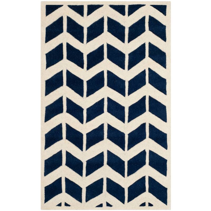 SAFAVIEH Handmade Chatham Aloyse Modern Wool Rug
