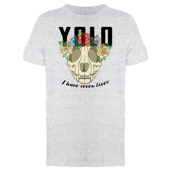 Shop Skull Cat In Flower Crown Men S T Shirt Overstock 25584436