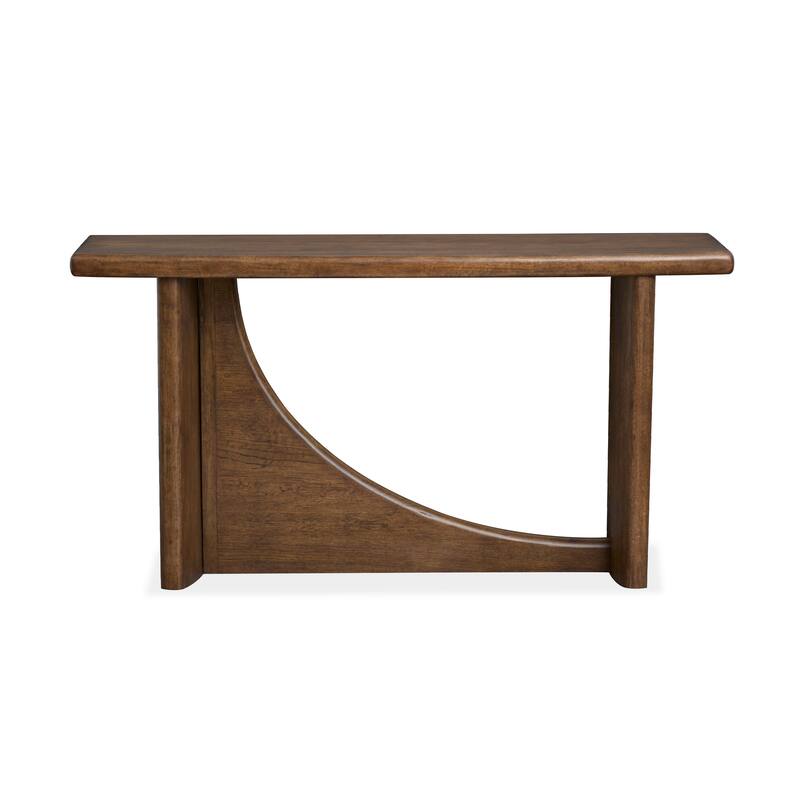 Magnussen Home Phoebe Sienna Brown Rectangular Sofa Table - 54''W x 17''D x 28''H