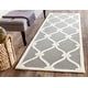 preview thumbnail 45 of 54, SAFAVIEH Handmade Cambridge Sinda Modern Moroccan Wool Rug 2'6" x 8' Runner - Dark Grey/Ivory - Runner