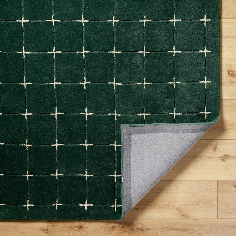 Livabliss Brook Glam Plaid Area Rug