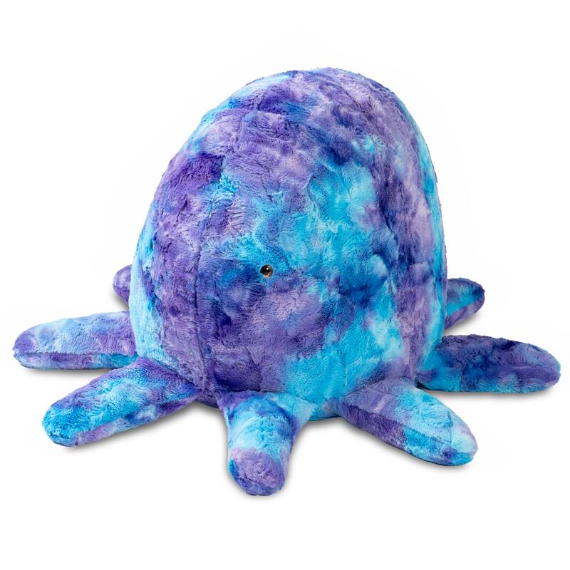 Raven-Symone Huggy the Octopus Sea Buddy Large Kids Stuffed Animal Bean Bag and Pouf