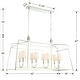 preview thumbnail 5 of 6, Libby Langdon for Crystorama Sylvan 8 Light Polished Nickel Chandelier - 42'' W x 25'' H x 18'' D