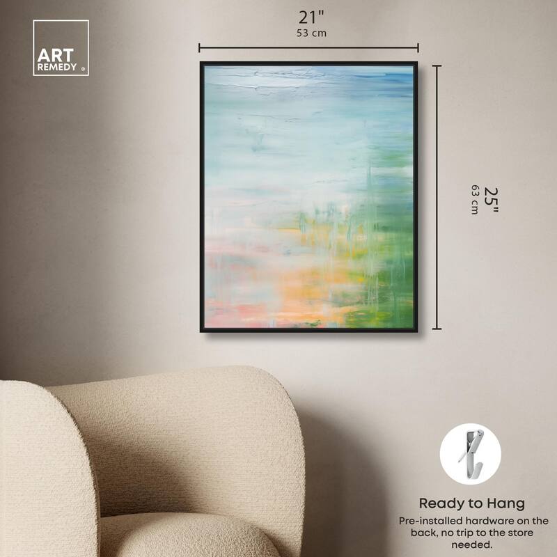 Peaceful Shore Canvas by Art Remedy