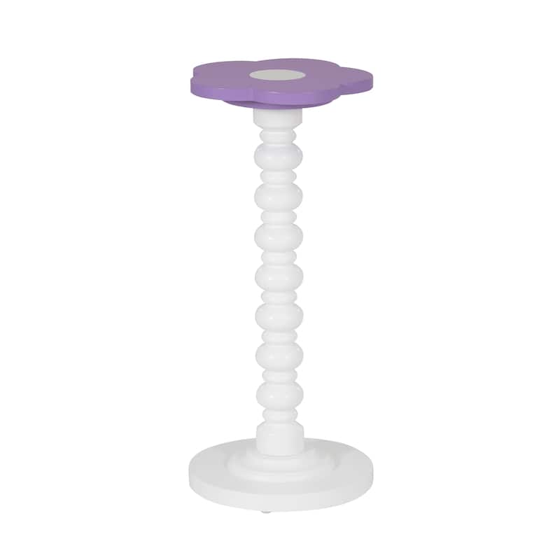 Carice Flower Tall Table White