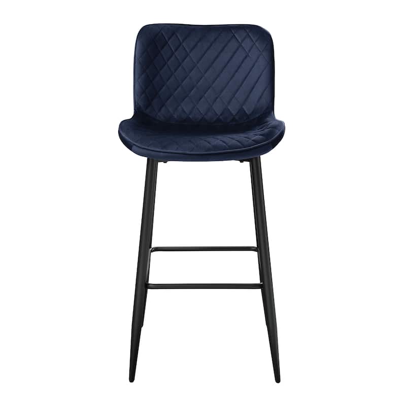 Seia Velvet Pub Height Chair (Set of 2)
