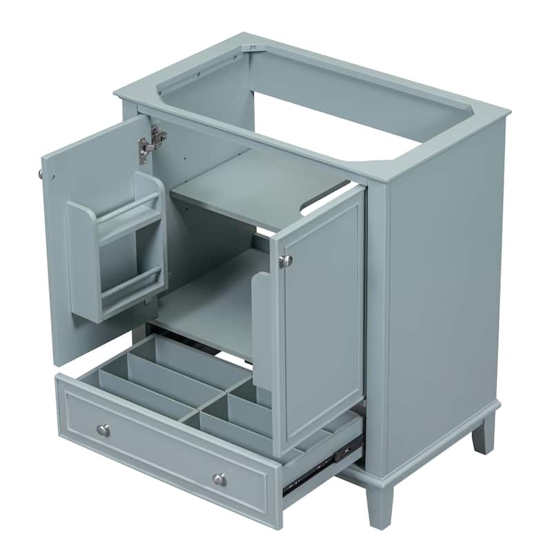 30" Bathroom Vanity without Sink,with Doors and Drawer