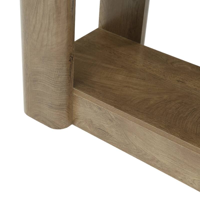 63" Narrow Farmhouse Console Table, Sofa Table for Behind Couch & Entryway