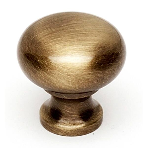 slide 2 of 12, Alno Knobs 3/4 Inch Mushroom Cabinet Knob Antique English
