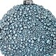 preview thumbnail 3 of 2, 4" Glitter Metallic Mini Bead Ball Ornament Set of 6