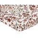 preview thumbnail 3 of 4, Sweet Jojo Designs Ivory and Orange Boho Vintage Floral Girl Fitted Crib Sheet Bohemian Rust Daisy Botanical Flower Green Fringe