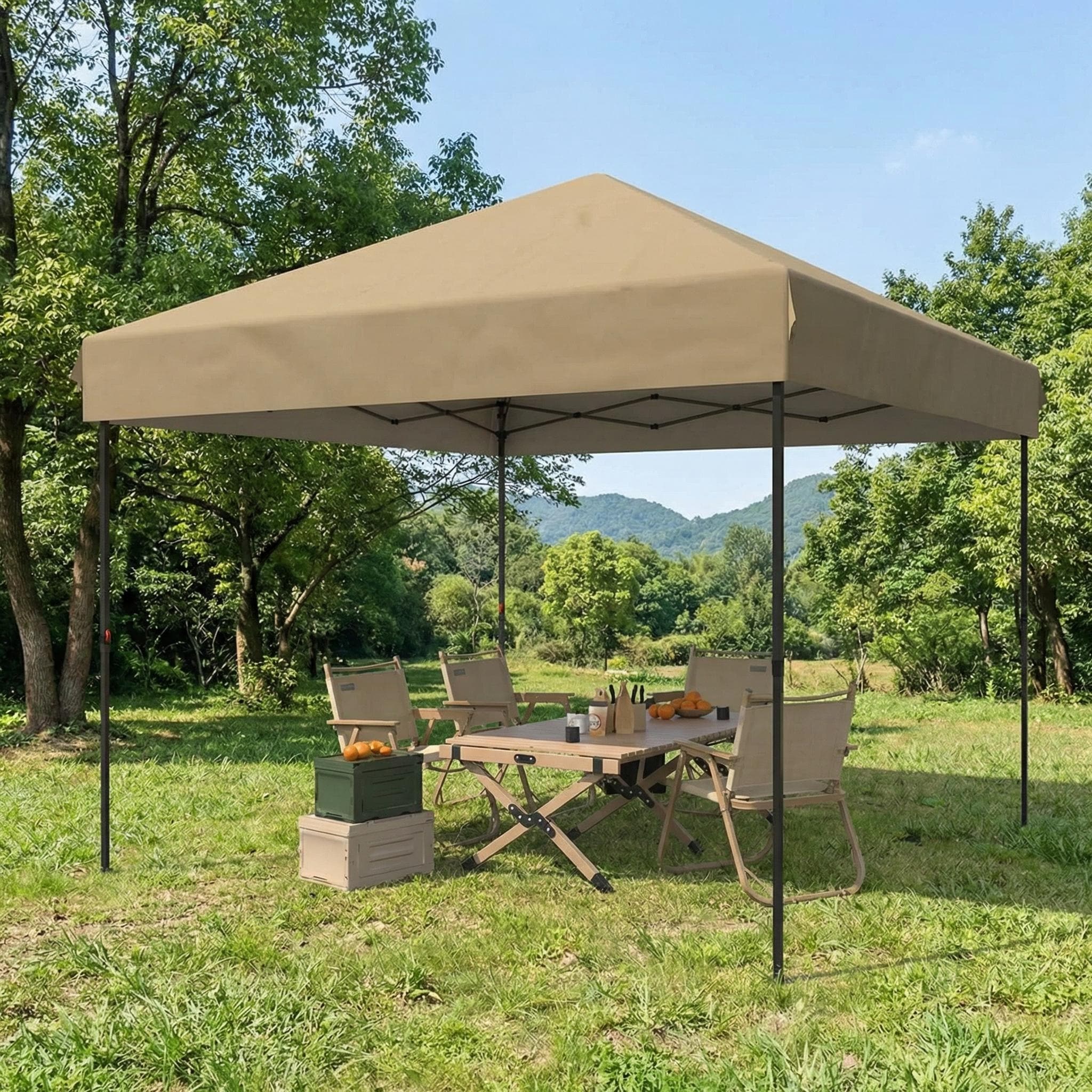 Pop Up Canopy Tent, Adjustable Height