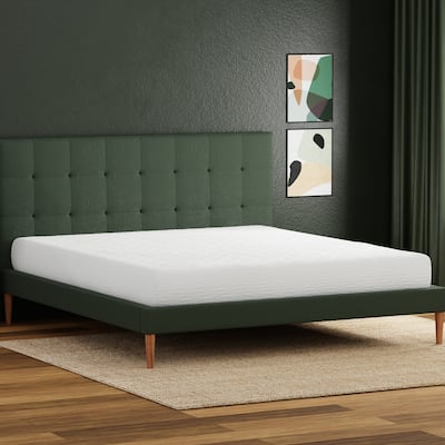 12" King Size Hybrid Mattress, Plush Top Gel-Memory Foam & Pocket Spring Mattress, Cooling Technology, Low Motion Tranfer