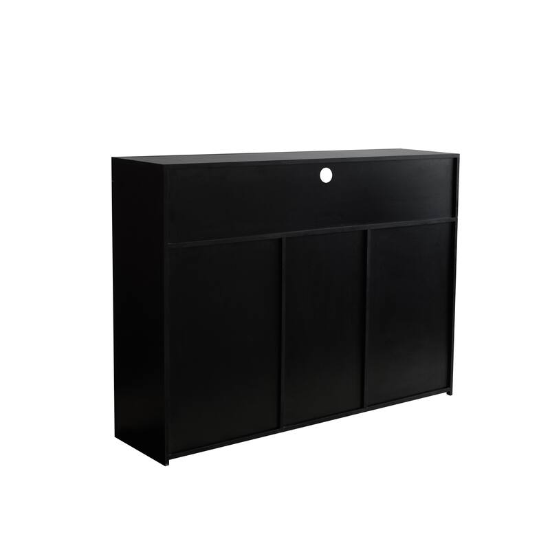 Sideboard Storage Cabinet Modern Kitchen Unit Cupboard Buffet Wooden Storage Display Cabinet TV Stand