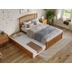 preview thumbnail 11 of 48, Richmond Full Solid Wood Platform Bed with Footboard & Full Trundle