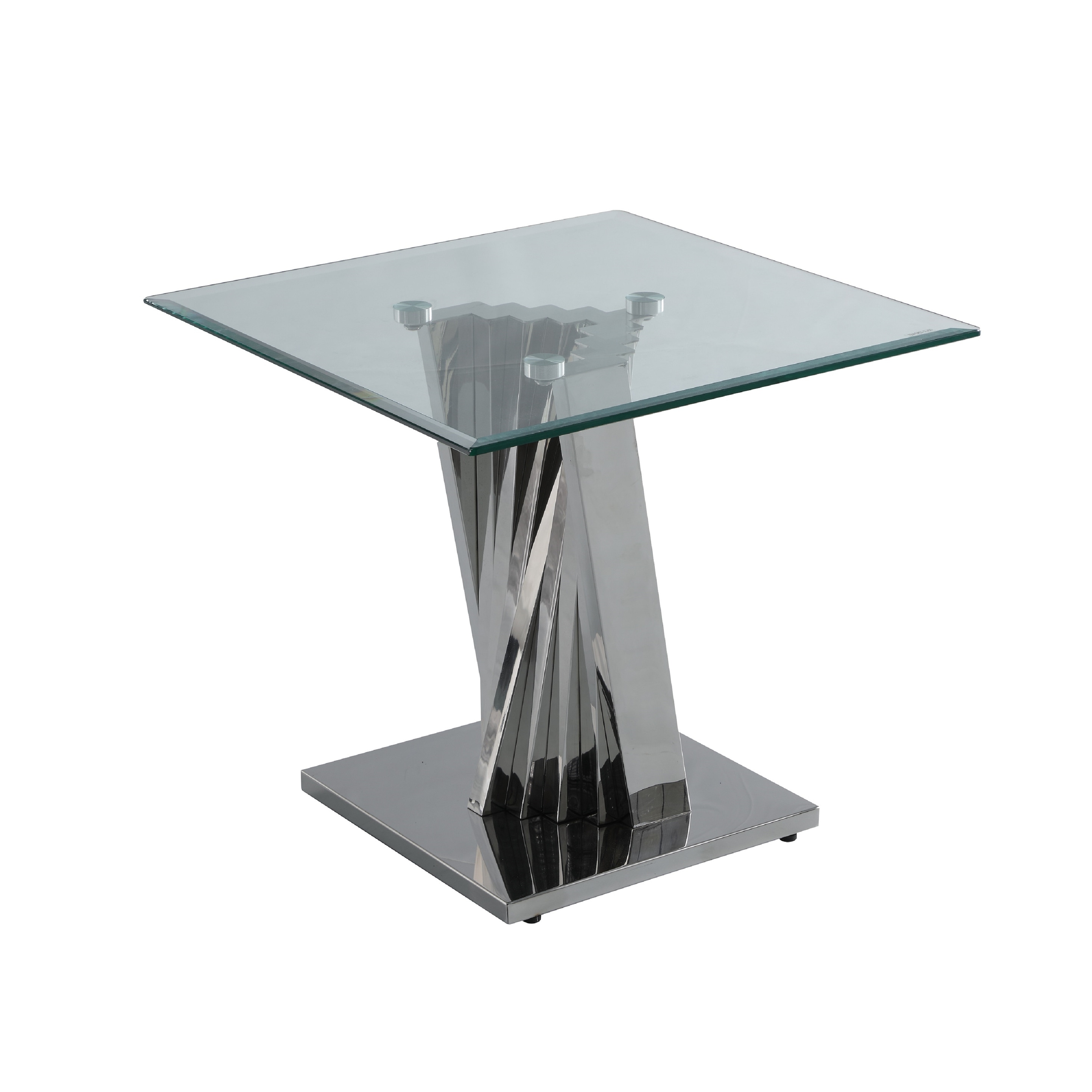 Modern silver hotsell end table