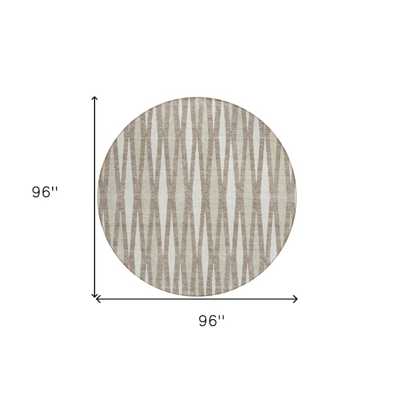 HomeRoots Geometric Transitional Rectangle Outdoor Rug