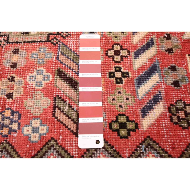 ECARPETGALLERY Hand-knotted Antalya Vintage Dark Copper Wool Rug - 4'8 x 6'7