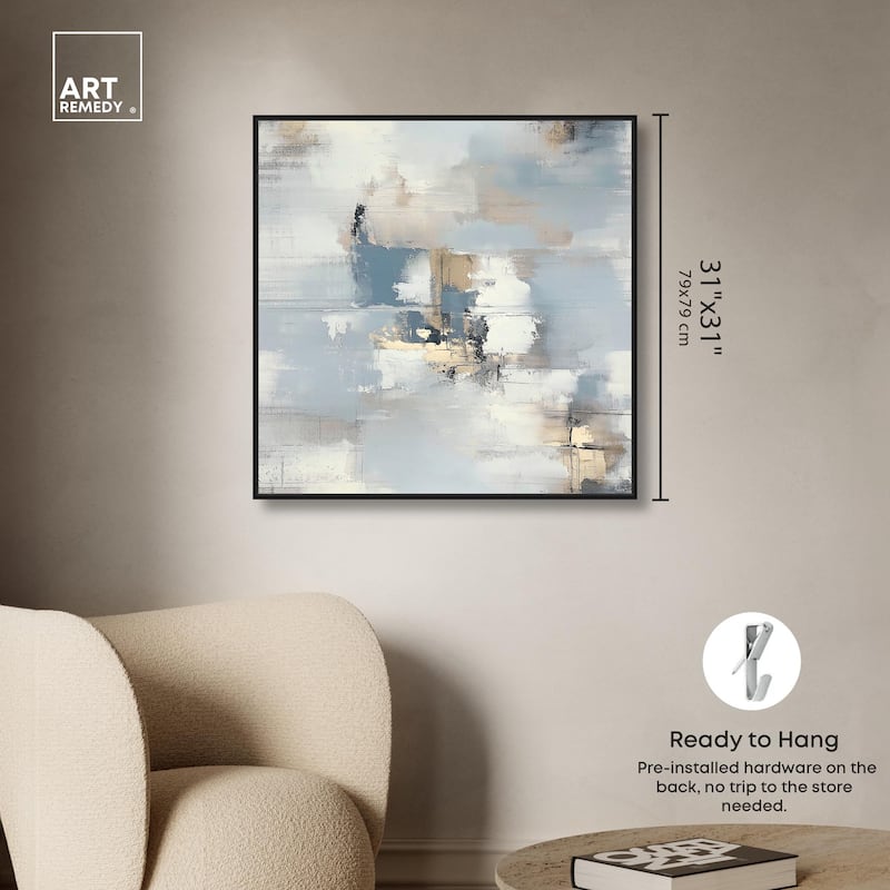 Morning Mist Over the Water Canvas by Art Remedy