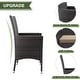 preview thumbnail 5 of 52, Kullavik Outdoor Dining Set, Rattan Patio Furniture Dining Table & Chairs