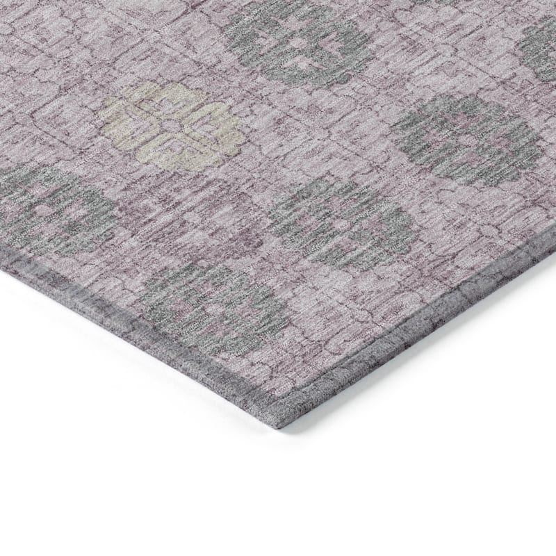 HomeRoots Geometric Transitional Rectangle Outdoor Rug