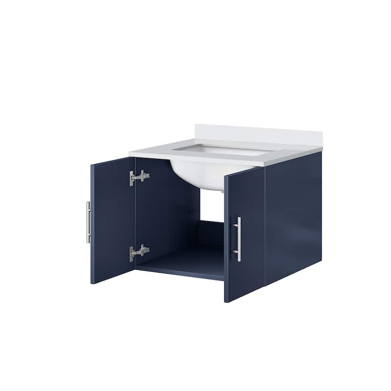 Geneva Bath Vanity with Quartz Top & Sink