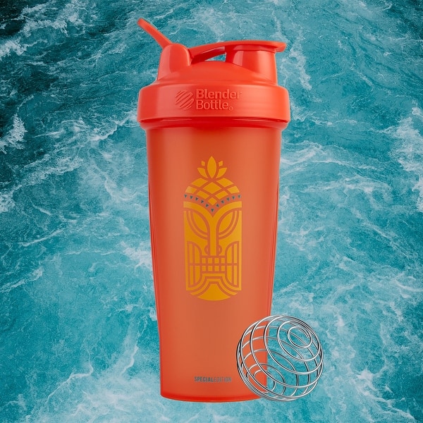 Protein Shaker Bottle Classic Blender Mixer Cup with Loop Top